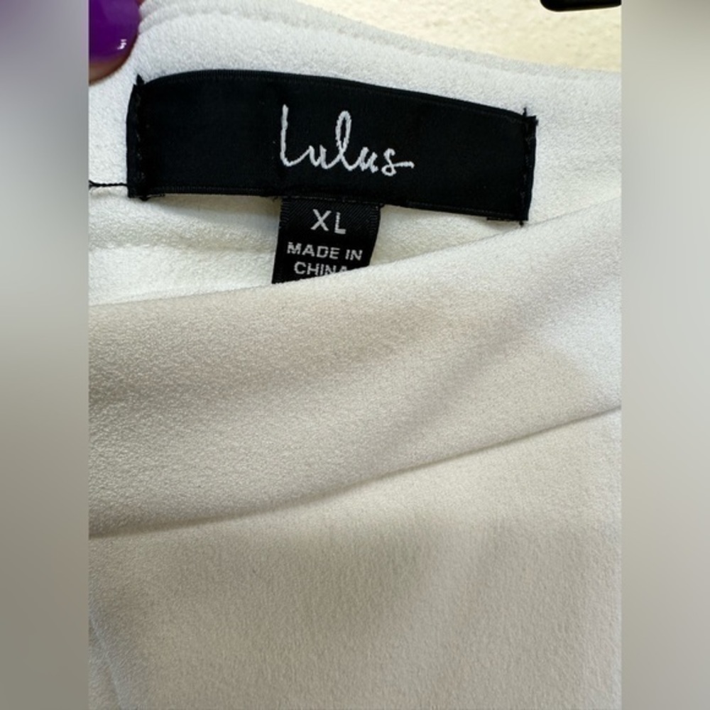 Lulus Only Tonight Ivory Wide-Leg pants - Picture 5 of 6